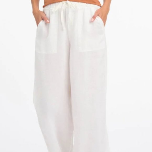 Splendid Pants - Splendid Becka Linen Pants